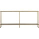Eiffel 80 X 14 inch Antique Brass Console Table